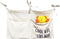 OldFarmBee Cute Linen Baby Crib Hanging Storage Organizer, 2 Pockets Nursery Playpen Cloth