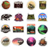 Stickers for Water Bottles - Outdoor Nature Camping Adventure Stickers, Waterproof Vinyl for Teens, 50Pcs