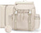 COOLREX Diaper Bag Backpack with Changing Pad, Pacifier Case & Stroller Straps, Insulated