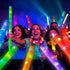 24PC Set 8-12 OceanWings Lights up Pop Tube for Kids Adults,Glow Sticks Stretchy Tube Fidget Toys for Classroom Prizes