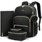 LOVEVOOK Diaper Bag Backpack with 2 Cubes, Quilted Baby Bag with Changing