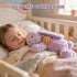 SuzziPals Heatable & Coolable Purple Bunny Stuffed Animal Heating Pad for Soothing & Relaxation, Lavender Purple Bunny
