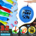 32 Pcs Video Game Punch Balloons - Pixelated Punch Balls for Birthday Party Favors, Blue, Red, Yellow, Green