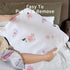 Newvenper Set, 130x70x20cm, Purple,4pcs Crib Sheet for Boys and Girls, Super Soft Microfibre Crib Sheet Breathable Cot