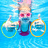 BLUE PANDA 12 Pack Pool Rings for Kids Diving - Multicolored Under Water Swim Dive Rings (6 in)