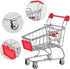 175PCS Miniature Courier Box Set, Shopping Mall Shipping Boxes, Mini Supermarket Handcart Models for Dollhouse Play