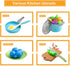 35Pcs Playset Set, Kids Kitchen Toy Accessories, Toddler Pretend Cooking with Play Pots, Pans, Utensils, Cookware, Play