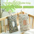 Qylfst Mommy (1PCB) Floral Quilted Baby Wipe Holder Pouch with Strap,Diaper and Wipes Pouch for Purse,Hanging Floral