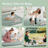 50x50 Comehealthy Baby Play Mat for Floor, Vegan Leather Playpen Mat, Thickened Foam Cushioned Mat for Infants