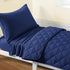 FLXXIE Toddler Bedding Set - 4 Piece Microfiber Crib Sheet Set, Crib