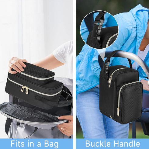 ZIOZERTT S1 S2 Pack,Bag Breast Pump Bag Compatible with Spectra and with Insulated Compartment and Water Resistant