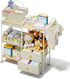 BBLIKE Diaper Caddy Organizer with Hanging Rack - 3 Tier Rolling Baby