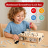 3-5 Set INIFEIDALA Montessori Busy Board - Wooden Sensory Activity Toy for Year Olds with Locks, Keys & Screwdriver