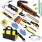 QeeHeng Kids Tool Set, Kids Real Tool Set with Tools Bag, Tools Belt,
