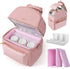 SUNVENO Breast Milk Cooler Bag with Detachable Insulation Box, Double-Layer Pumping Travel
