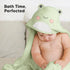 KeaBabies Hooded Baby Towel for Newborn - Viscose Derived from Bamboo Large Baby Bath Towels with Hood for Boys, Girls