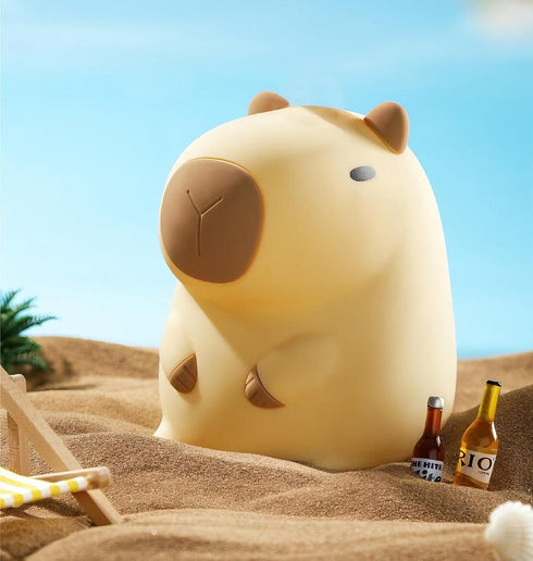 Lamp,2 Dimmable DREAMING MY DREAM Cute Capybara lamp,Squishy Capybara Night Light LED Rechargeable Novelty Animal Night