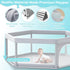 65" 65" Fshibila Hexagonal Baby Playpen, Baby Playard for Babies and Toddlers, BabyFence Play Pens for Indoor