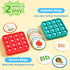 3-5, 6 26 JoyCat Alphabet Bingo Game for Kids Ages Sensory ABC Learning Toy with Reusable Silicone Bingo Boards