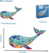 Puzzles for Kids Ages 4-6, 50 Pieces Whale Animal Shaped Floor Jigsaw Puzzles for Kids 6 7 8 9 10-Year-Old Boys Girls