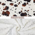 26.5 40 Inches Cow Baby Blanket for Boys Girls Soft Fleece Minky Blanket with Dotted Backing Double Layer Newborn