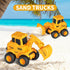 Olbyefly 2 3 4 5 6 Bulldozer Construction Toys for + Year Old Boys Kids Toddlers Girls, Sandbox Excavator Toy Trucks