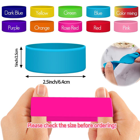 Gamanor 1-15 Personalized Baby Bottle Labels for Daycare School Custom Kids Water Bottle Name Bands Customized Engraved