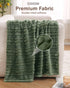 30x40 Inches HOMRITAR Baby Fleece Blanket - Soft Fluffy Plush Swaddle for Infant & Toddler, Reversible Striped Crib