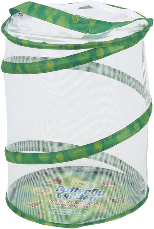 Insect Lore Butterfly Garden Habitat, Washable, Reusable, Folds Flat, Medium 12 Inch Growing Habitat