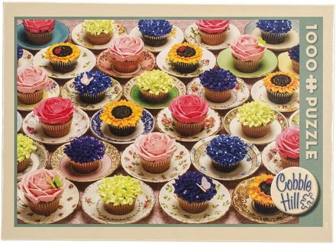 Cobble Hill 1000 Piece Puzzle - Cupcake Time - Sample Poster Included