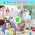 50 Pcs Mini Tooth Toy Fidget Stress Relief Squeezy Toys, 2 Inch Birthday Party School Favors