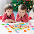 JOLSNAF Set Wooden Puzzles for Toddlers, ABC Alphabet Puzzle, Learning Toys, Preschool Learning Activities, Preschool