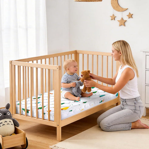 38" 24" 4"- Mini Crib Mattress x x Firm Support and Comfort Premium Foam,Noiseless and Odorless,Hypoallergenic Mini