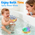 1-3, 1 2 3 Baby Bath Toys: Bath Whale Toy Sprinkler, Light Up Bath Toys for Kids Ages Bathtub Outdoor Water Pool Toys