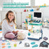 Sotodik 26 Set 3 Doctor Kit for Kids Accessories Pretend Medical Station for Boys & Girls Mobile Cart with Stethoscope