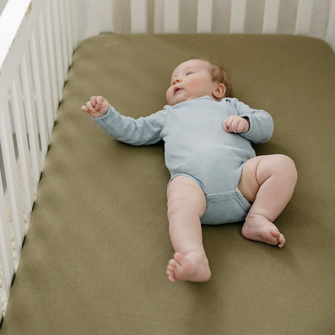 2 Pack Pobibaby Crib Sheets for Boys, Premium Fitted Baby Boy Crib Sheets for Standard Crib Mattress Ultra-Soft Jersey