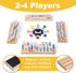 Set 91 4 12 Set Mexican Train Dominoes with Number Tiles, Wooden Racks, Double Dominoes Game for Family Fun, Parties