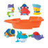 Nuby Pirate Pals Bath Toy Set - Interactive Bath Time Toys - 18+ Months