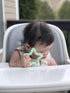 Jimibaby Silicone Star Teether, The First Teething Toy for Baby Boys and Girls, 100% BPA Free, Freezer Safe (Mint Star)