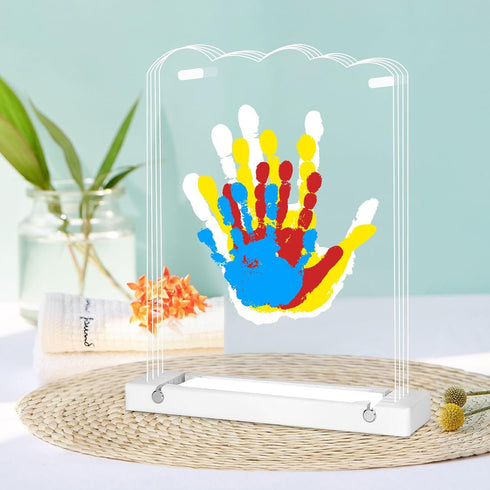Family Handprint Kit with Light, Baby Hand and Footprint Kit, Family Gifts