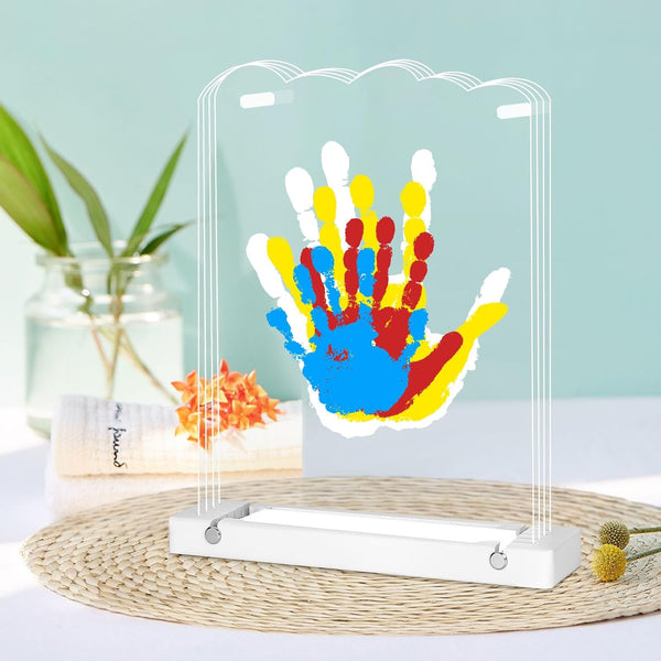 Family Handprint Kit with Light, Baby Hand and Footprint Kit, Family Gifts