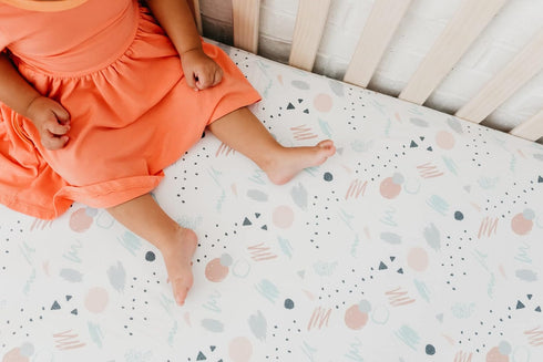 Bayside Premium Knit Baby Crib Sheets for Standard Mattresses