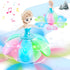 Dancing Princess Interactive Spin Robot Toys for Girls 4-6, Colorful Flashing Lights & Music, Birthday Gift