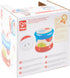 Hape Baby Drum - Colourful Rolling Drum Musical Instrument Toy for Toddlers, Rhythm & Sound Learning, Battery Powered