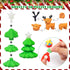 YGAOHF 60 PCS Cute 3D Animal Puzzle Christmas Erasers for Kids Bulk, Desk Pets for Classroom Rewards, Party Favors,