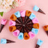 Haiabei 80 Pcs Mini Realistic Artificial Ice Cream Cone Adorable Ice Cream Cone Pretend Play Food Dollhouse