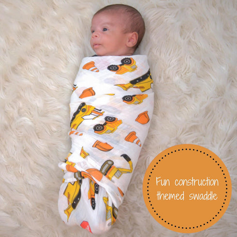 100% 47 47 Inches LollyBanks Muslin Swaddle Blanket, Muslin Cotton Baby Blankets for Boys, X Newborn Receiving Blanket