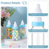 48 4.5 Inch Pcs Baby Bottle Shower Favor Mini Plastic Candy Bottle Baby Shower Fillable Feeding Candy Box for Party Boy