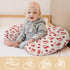 Cstdyfrv Valentine's Day Cherry Nursing Pillow Covers Pink Cherry Bows Love Heart Removable Breastfeeding Slipcover