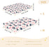 miaozhen 1 Pack 52x28 Cotton Baby Crib Sheets Soft Palm Tree Anime Valentines Toddler Bed Sheets for Nursery decoracion